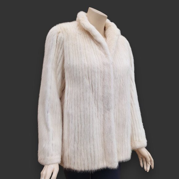 Light Mink Corduroy Cut Jacket -Medium - Picture 5 of 9